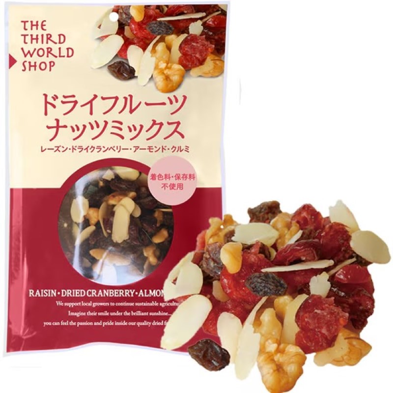 第3世界ショップ / ドライフルーツ・ナッツミックス  (オーガニック 有機栽培)